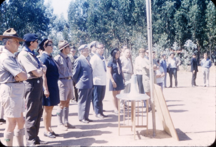Visita presidencial a Quebrada Verde, 1971